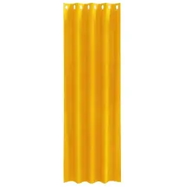 Aptumšojošie Aizkari 2 Pcs Sinapsu Dzeltena 140 X 225 Cm Samts Vidaxl