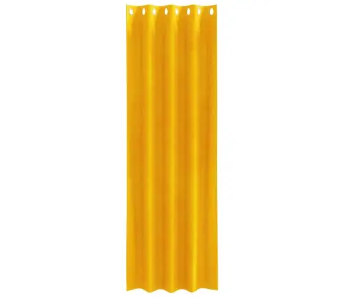 Melno Aizkaru Komplekts Ar Acs 2 Gabali Sinepju Dzeltenā Samta Vidaxl