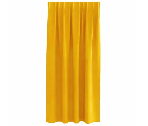 Užtemdymo Užuolaidos 2 Pcs Garučių Geltona 140 X 175 Cm Aksomas