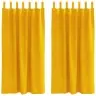 Užtemdymo Užuolaidos 2 Pcs Garučių Geltona 140 X 175 Cm Aksomas