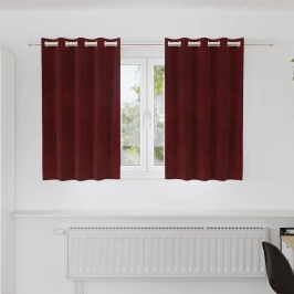 Kardinaid Kardinatega 2 Pcs Veinipunane 140 X 140 Cm Samet
