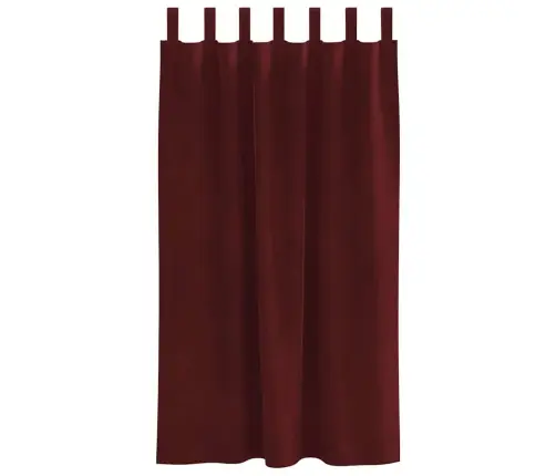 Blackout Aizkari Ar Karājošām Cilpām 2 Gabali Vīna Sarkans Samts Vidaxl Blackout Aizkari Ar Karājošām Cilpām 2 Gabali Vīna Sarkans Samts Vidaxl