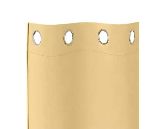 Aizkari Ar Aizkariem 2 Pcs Bēša 140 X 140 Cm Poliesters Vidaxl