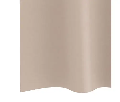 Aizkari Ar Aizkariem 2 Pcs Pelēkbrūna 140 X 140 Cm Poliesters Vidaxl