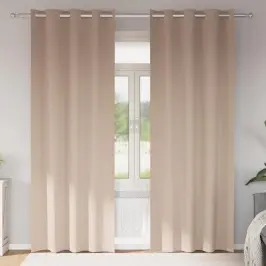 Užtemdymo Užuolaidos Su Užuolaidomis Taupe Poliesteris