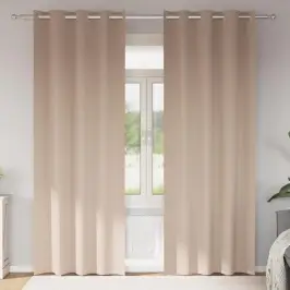 Užtemdymo Užuolaidos Su Užuolaidomis Taupe Poliesteris
