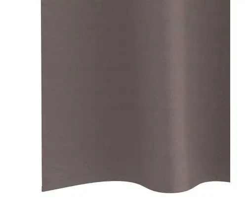 Aizkari Ar Aizkariem 2 Pcs Tumši Brūna 140 X 140 Cm Poliesters Vidaxl