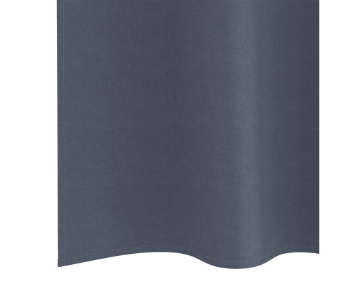 Aizkari Ar Aizkariem 2 Pcs Antracīta 245 X 140 Cm Poliesters Vidaxl
