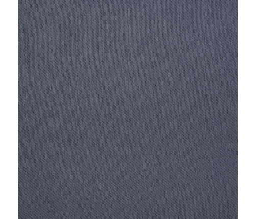 Aizkari Ar Aizkariem 2 Pcs Antracīta 245 X 140 Cm Poliesters Vidaxl