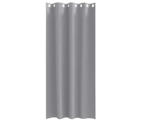 Aizkari Ar Aizkariem 2 Pcs Gaiši Pelēka 225 X 140 Cm Poliesters Vidaxl