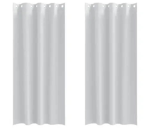 Aizkari Ar Aizkariem 2 Pcs Gaiši Pelēks 225 X 140 Cm Poliesters Vidaxl Aizkari Ar Aizkariem 2 Pcs Gaiši Pelēks 225 X 140 Cm Poliesters Vidaxl