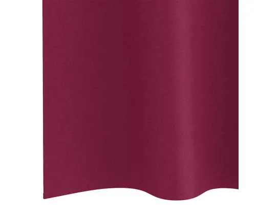 Aizkari Ar Aizkariem 2 Pcs Vīna Sarkans 175 X 140 Cm Poliesters Vidaxl
