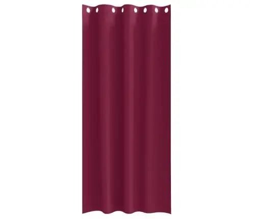 Aizkari Ar Aizkariem 2 Pcs Vīna Sarkans 245 X 140 Cm Poliesters Vidaxl Aizkari Ar Aizkariem 2 Pcs Vīna Sarkans 245 X 140 Cm Poliesters Vidaxl