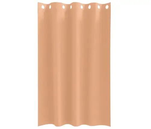 Aizkari Ar Aizkariem 2 Pcs Gaiši Brūna 175 X 140 Cm Poliesters Vidaxl Aizkari Ar Aizkariem 2 Pcs Gaiši Brūna 175 X 140 Cm Poliesters Vidaxl
