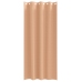 Aizkari Ar Aizkariem 2 Pcs Gaiši Brūna 245 X 140 Cm Poliesters Vidaxl