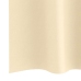 Aizkari Ar Aizkariem 2 Pcs Krēmkrāsa 140 X 140 Cm Poliesters Vidaxl