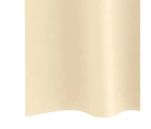 Aizkari Ar Aizkariem 2 Pcs Krēmkrāsa 225 X 140 Cm Poliesters Vidaxl