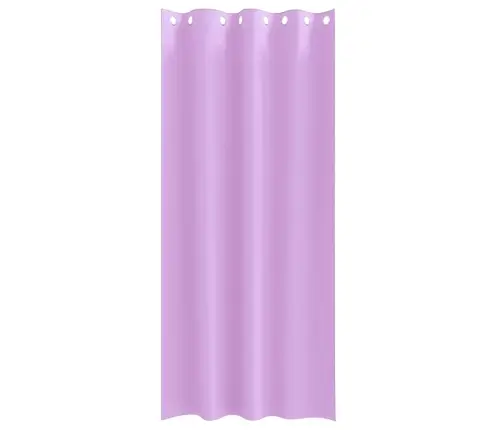 Aizkari Ar Aizkariem 2 Pcs Violeta 245 X 140 Cm Poliesters Vidaxl