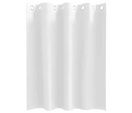 Užuolaidos Su Žiedais, Blokuojančios Šviesą 2 Pcs Švari Balta