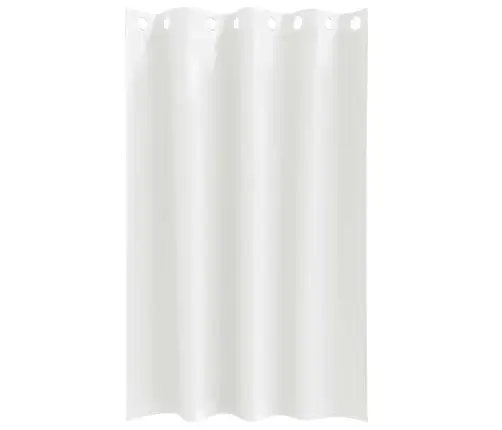 Aizkari Ar Aizkariem 2 Pcs Tīri Balts 175 X 140 Cm Poliesters Vidaxl