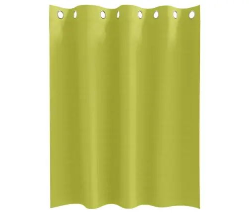 Aizkari Ar Aizkariem 2 Pcs Ābolu Zaļš 140 X 140 Cm Poliesters Vidaxl