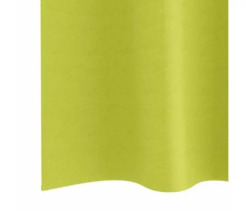 Aizkari Ar Aizkariem 2 Pcs Ābolu Zaļš 260 X 140 Cm Poliesters Vidaxl