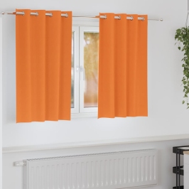Pimendavad Kardinad Kardinatega Bright Orange Polüester