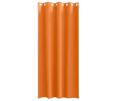 Užtemdymo Užuolaidos Su Užuolaidomis Bright Orange Poliesteris