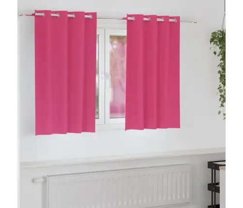 Užtemdymo Užuolaidos Su Užuolaidomis Bright Pink Poliesteris