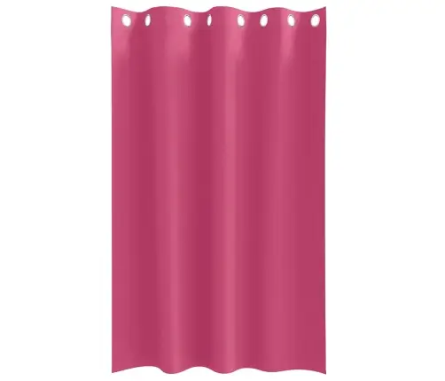 Aizkari Ar Aizkariem 2 Pcs Skaisti Rozā 175 X 140 Cm Poliesters Vidaxl