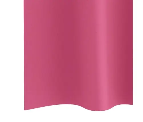 Aizkari Ar Aizkariem 2 Pcs Skaisti Rozā 225 X 140 Cm Poliesters Vidaxl