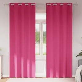 Užtemdymo Užuolaidos Su Užuolaidomis Bright Pink Poliesteris