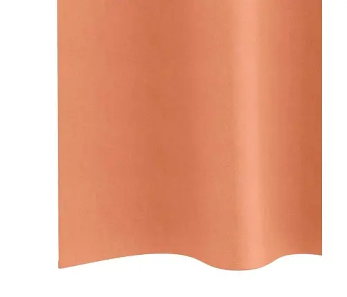 Aizkari Ar Aizkariem 2 Pcs Sarkanbrūns 260 X 140 Cm Poliesters Vidaxl