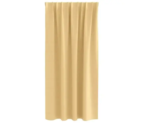 Aizkari Ar Aizkariem 2 Pcs Bēša Poliesters Vidaxl Aizkari Ar Aizkariem 2 Pcs Bēša Poliesters Vidaxl