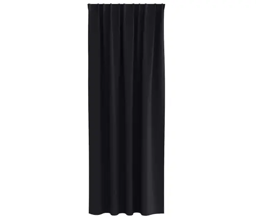 Aizkari Ar Aizkariem 2 Pcs Melna Poliesters Vidaxl