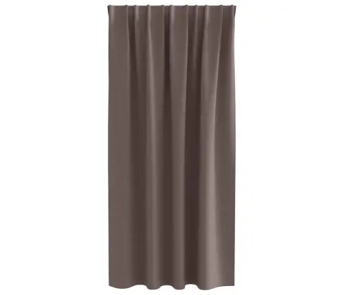 Užuolaidos Su Žiedais, Blokuojančios Šviesą Tamsiai Rudas