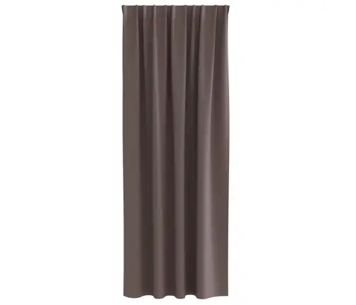 Aizkari Ar Aizkariem 2 Pcs Tumši Brūna Poliesters Vidaxl