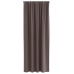Aptumšojošie Aizkari 2 Pcs Tumši Brūna 245 X 140 Cm Poliesters Vidaxl