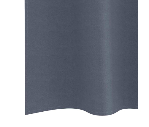 Aptumšojošie Aizkari 2 Pcs Antracīta 245 X 140 Cm Poliesters Vidaxl