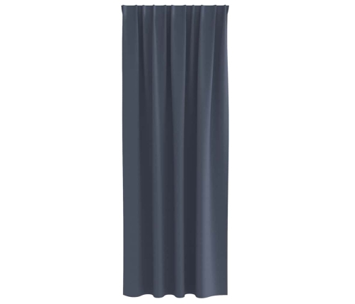 Aptumšojošie Aizkari 2 Pcs Antracīta 245 X 140 Cm Poliesters Vidaxl