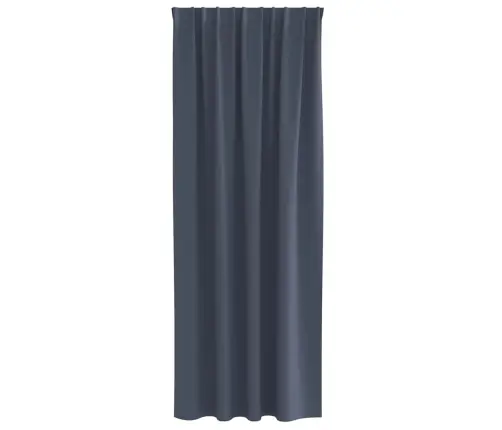 Aizkari Ar Aizkariem 2 Pcs Antracīta 260 X 140 Cm Poliesters Vidaxl