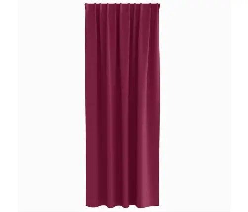 Aizkari Ar Aizkariem 2 Pcs Vīna Sarkans 225 X 140 Cm Poliesters Vidaxl