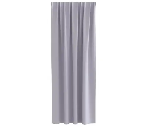 Aizkari 2 Pcs Metāla Pelēks 245 X 140 Cm Poliesters Vidaxl