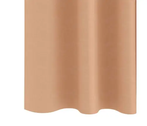 Aizkari Ar Aizkariem 2 Pcs Gaiši Brūna 140 X 140 Cm Poliesters Vidaxl