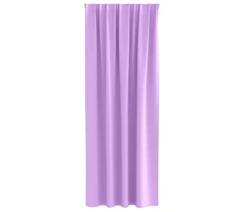 Aizkari Ar Aizkariem 2 Pcs Violeta 225 X 140 Cm Poliesters Vidaxl