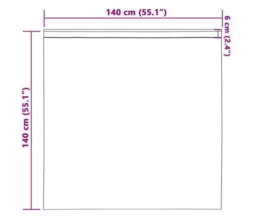 Aizkari Ar Aizkariem 2 Pcs Ābolu Zaļš 140 X 140 Cm Poliesters Vidaxl