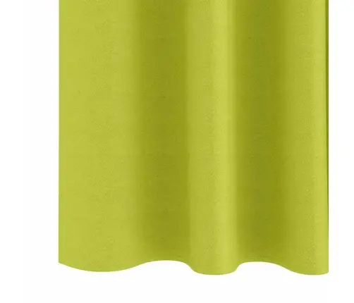 Aizkari Ar Aizkariem 2 Pcs Ābolu Zaļš 225 X 140 Cm Poliesters Vidaxl