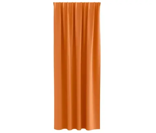 Aptumšojošie Aizkari 2 Pcs Skaisti Oranžs 260 X 140 Cm Vidaxl