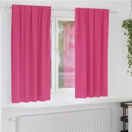 Užtemdymo Užuolaidos Su Užuolaidomis Bright Pink Poliesteris