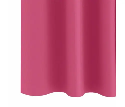 Aizkari Ar Aizkariem 2 Pcs Skaisti Rozā 245 X 140 Cm Poliesters Vidaxl